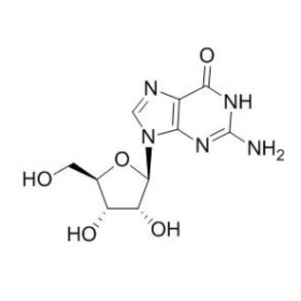 鸟苷,鸟嘌呤核苷,CAS:118-00-3