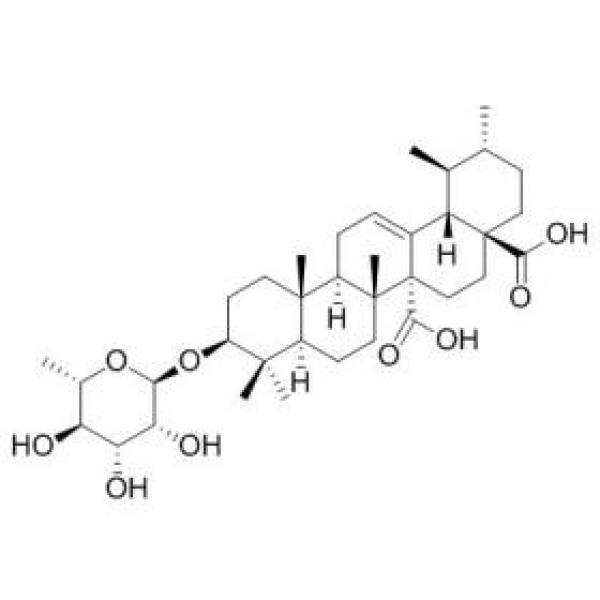 3-O-alpha-L-鼠李吡喃糖苷奎诺酸 CAS:104055-76-7