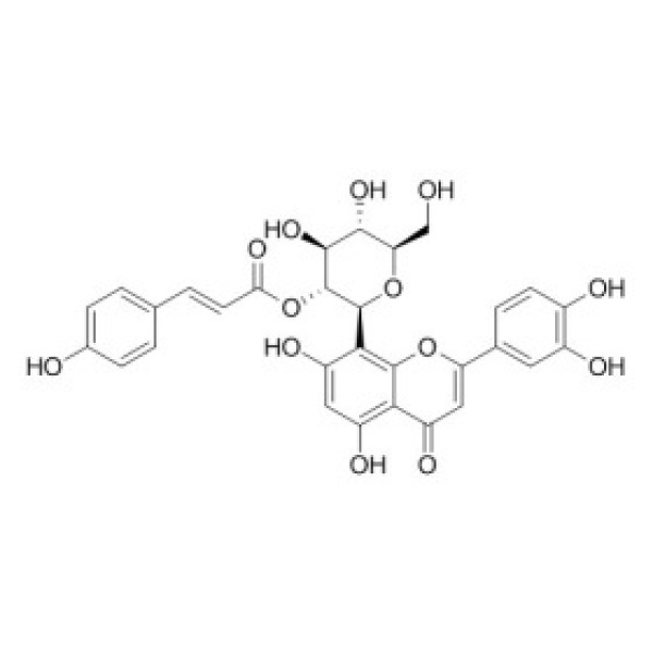2′′-O-p-反式香豆酰基荭草苷 CAS:73815-15-3