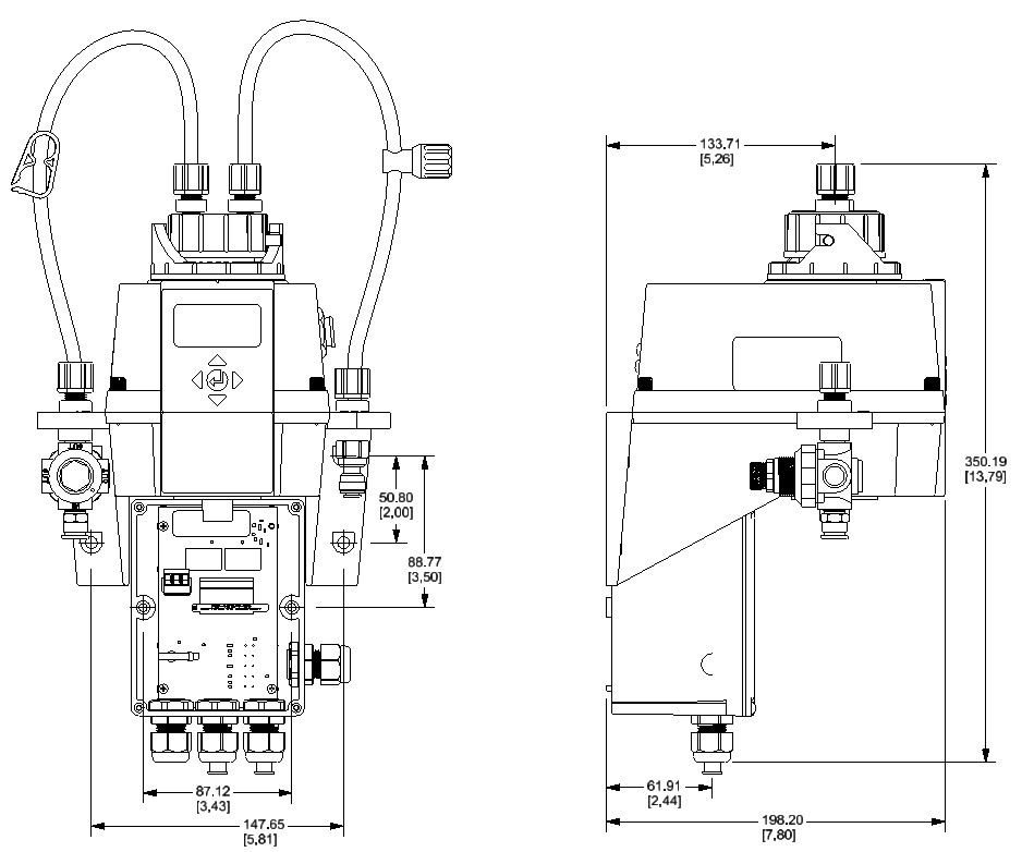 HF scientific 在线浊度分析仪MTOL28053/MTOL28052