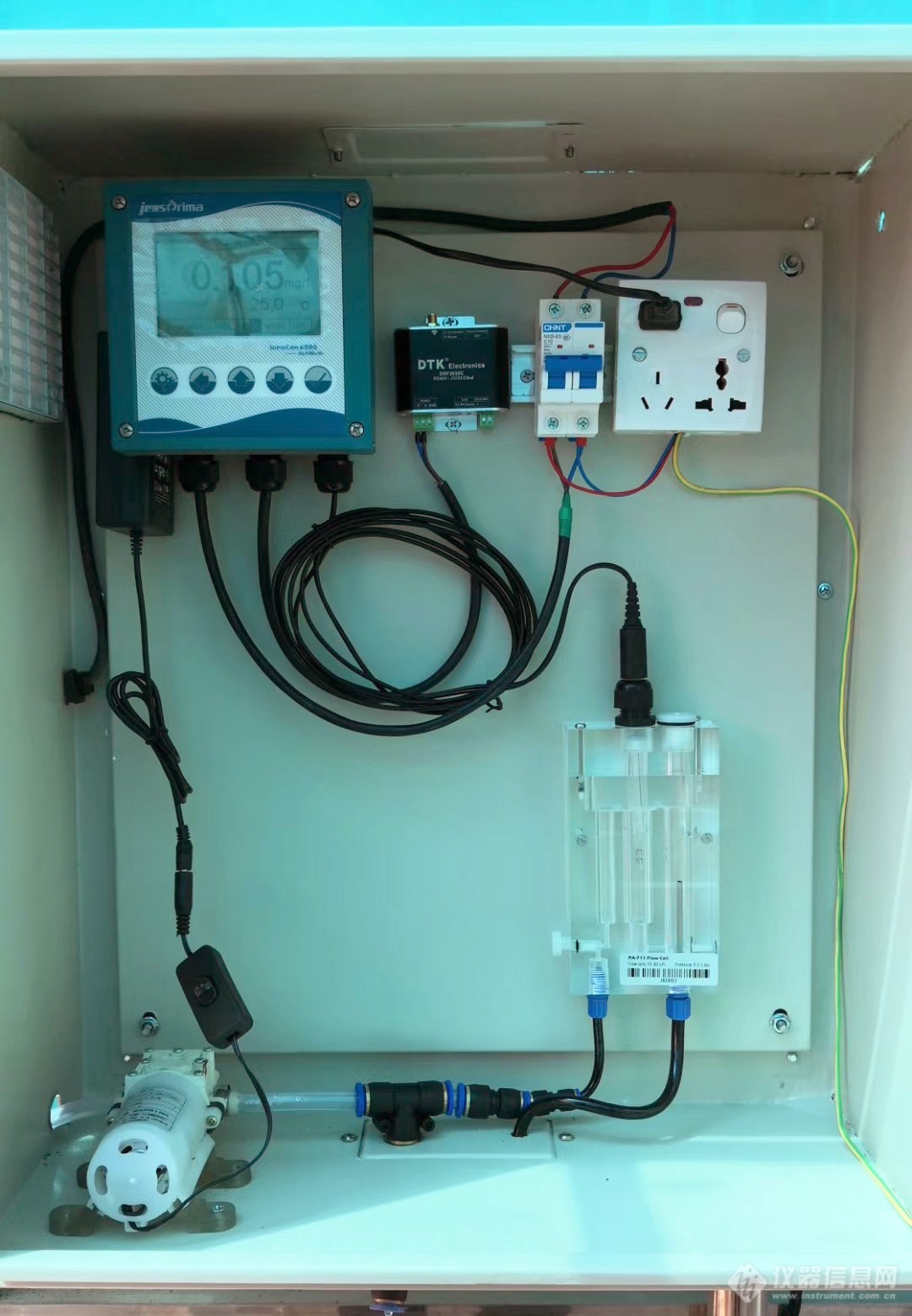 【案例】InnoCon6800CL在线二氧化氯分析仪现场安装案例