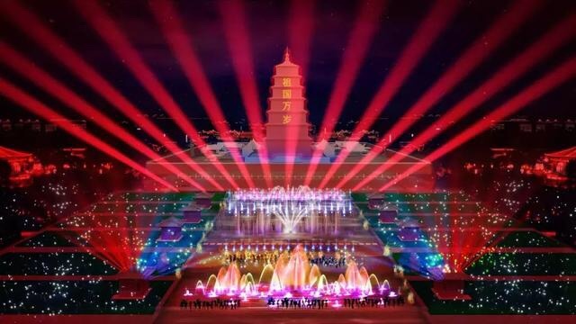 深圳建安中艺提供跨年灯光秀以及倒计时灯光秀