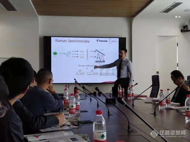 由爱丁堡仪器拉曼应用工程师Sam Stanfield向现场各位老师介绍了拉曼光谱的基础知识.jpg