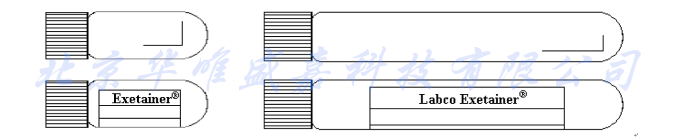 labco圆（U型）底 顶空瓶，顶空进样瓶5.9ml,758W/R,859W/R