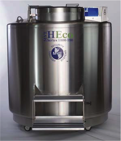 MVE HEco™ 1800高效气相样本存储罐