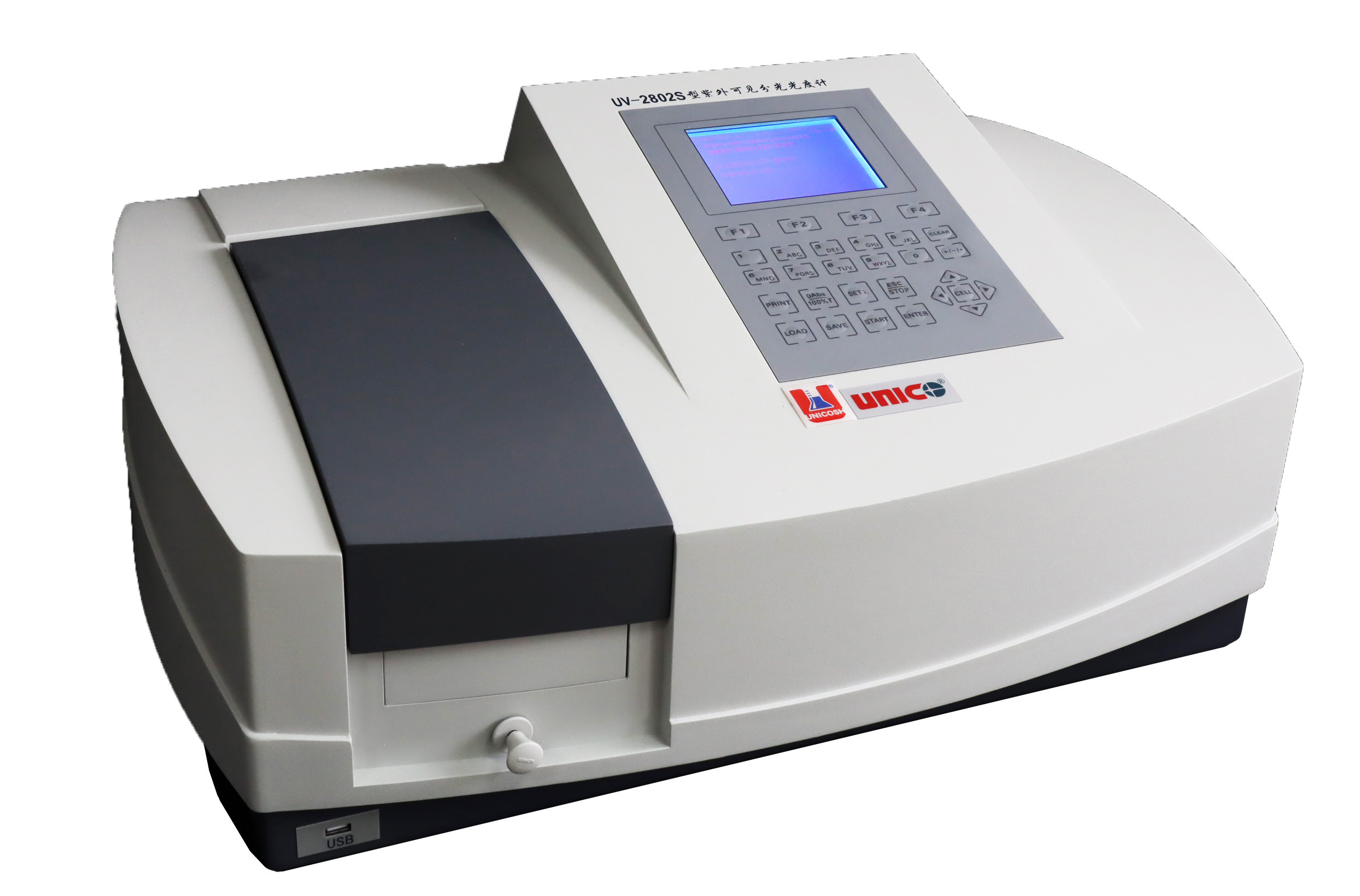 UV-2802S扫描型紫外可见分光光度计（大屏幕LCD显示）