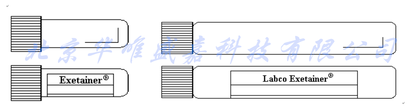 labco 平底顶空进样瓶，样品瓶3ml 728W