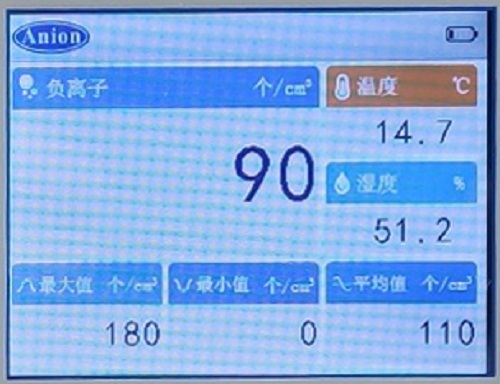 空气负氧离子检测仪户外负离子测试仪手持负离子仪器