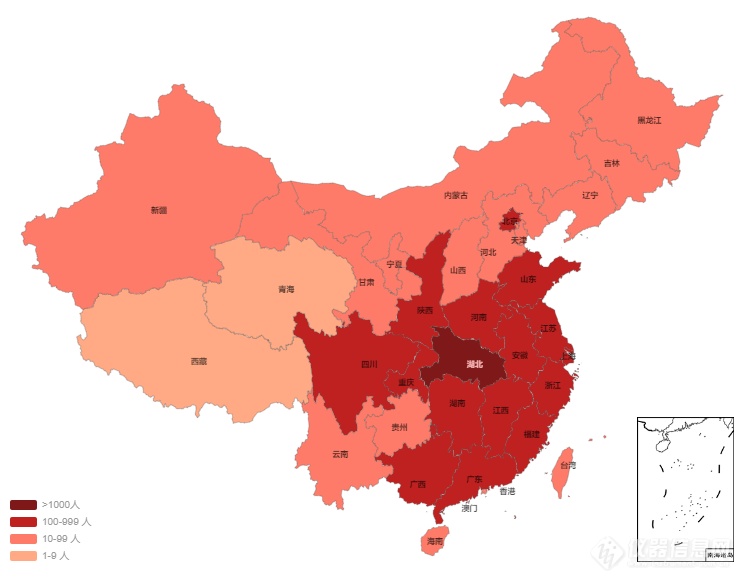 疫情播报：全国确诊病例14380例，疑似病例19544例，治愈328例，死亡304例