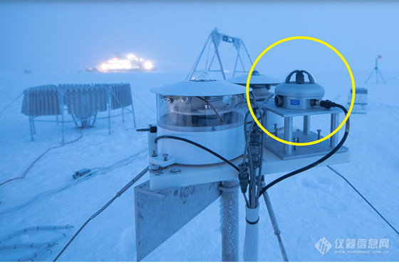 大型极地考察队使用Delta-T SPN1日照强度计在北极监测太阳辐射