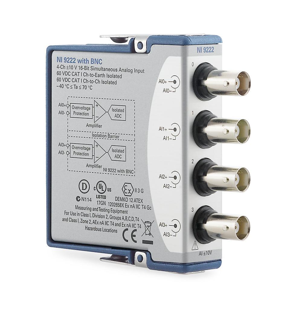 NI-9222 C系列电压输入模块