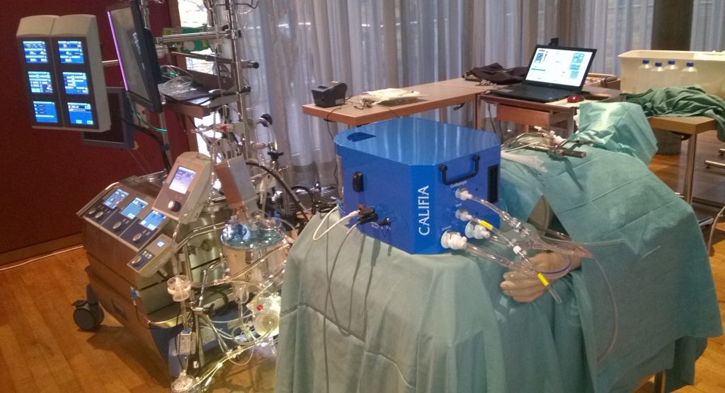 ECMO模拟器 体外膜肺氧合模拟器 人工肺模拟器