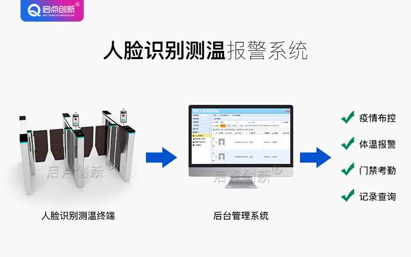 陕西学校人脸识别测温仪，校园人脸识别测温一体机安装