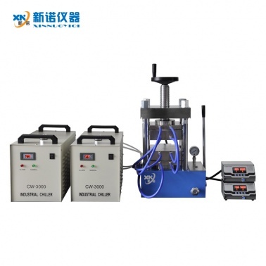 平板硫化仪上海新诺RYJ-600DG高温双平板热压机制样压形机压片机