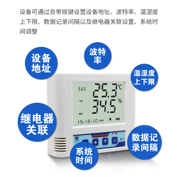 温湿度变送记录仪 建大仁科 RS-WS-N01