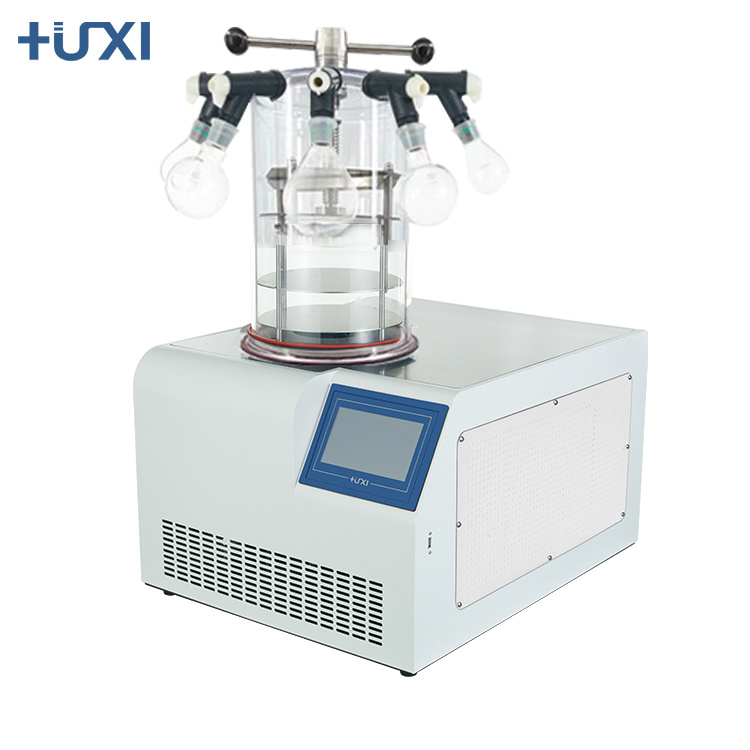 上海沪析HXLG-10-50DG台式压盖多歧管冷冻干燥机