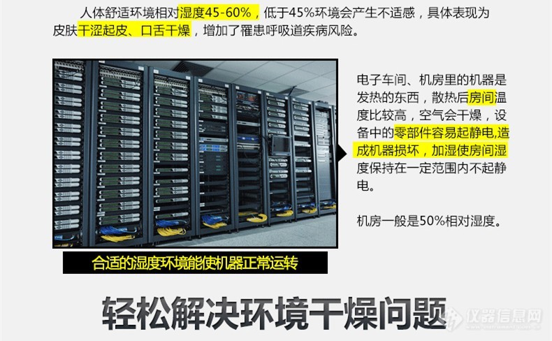 空气湿度多少会产生静电？车间太干燥就得用加湿器