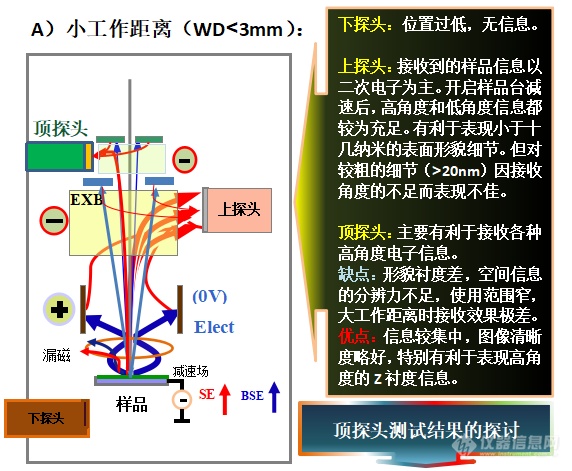 易轻忽之肯綮：扫描电镜工作距离与探头的选择（上）——安徽大学林中清32载经验谈（9）