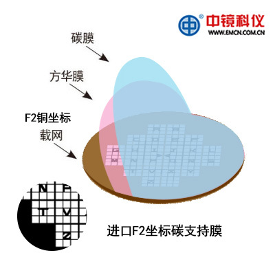 中镜科仪 坐标镀碳支持膜 （铜.镍.金坐标镀碳支持膜）