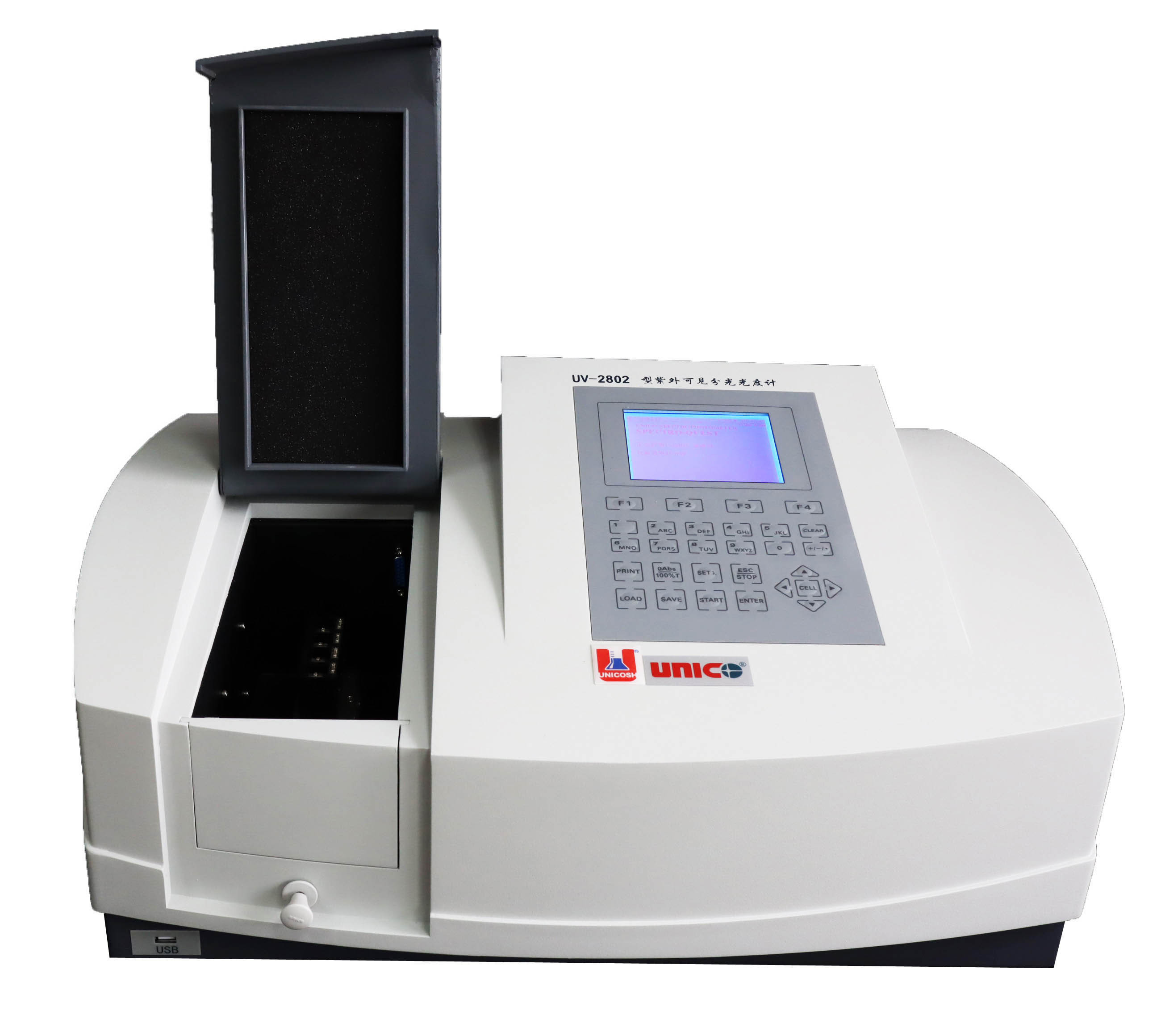 UV-2802扫描型紫外可见分光光度计（大屏幕LCD显示）尤尼柯（上海）仪器有限公司