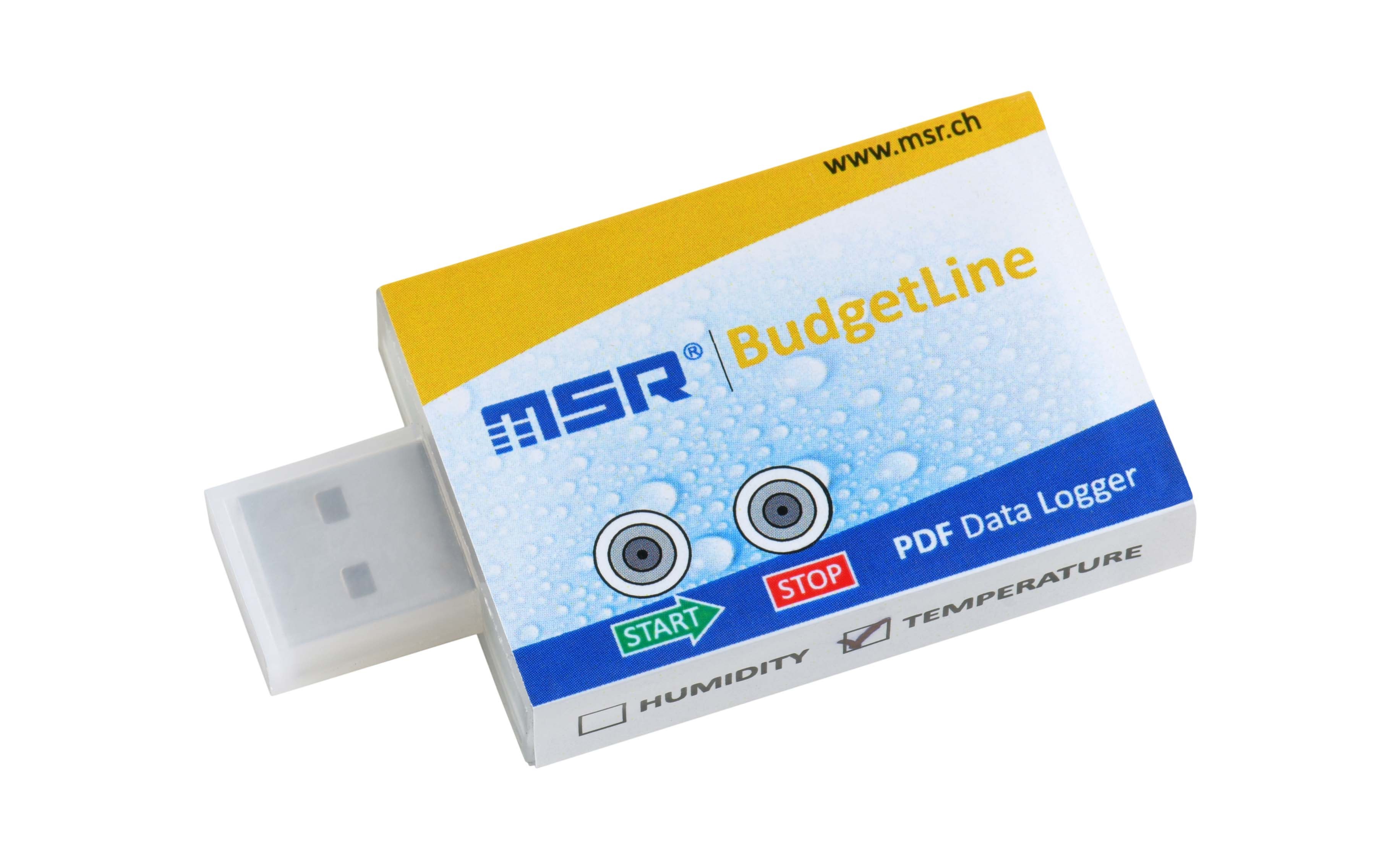 瑞士MSR BudgetLine可重复使用的经济型PDF数据记录仪