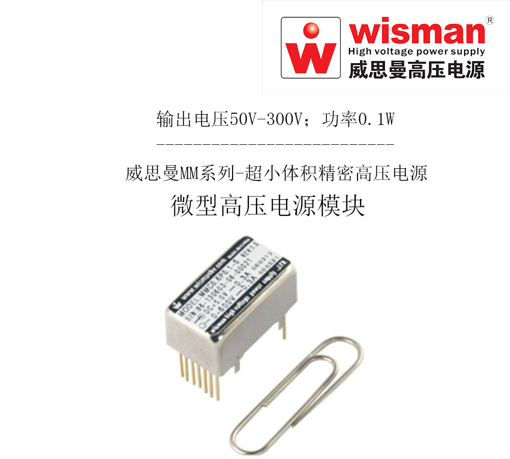 威思曼模块MMC微型高压电源 0.6kv/0.1w