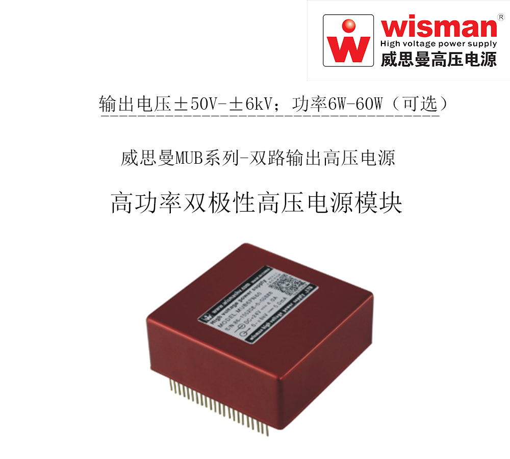 威思曼双路高压电源模块MUB 6kv/60w