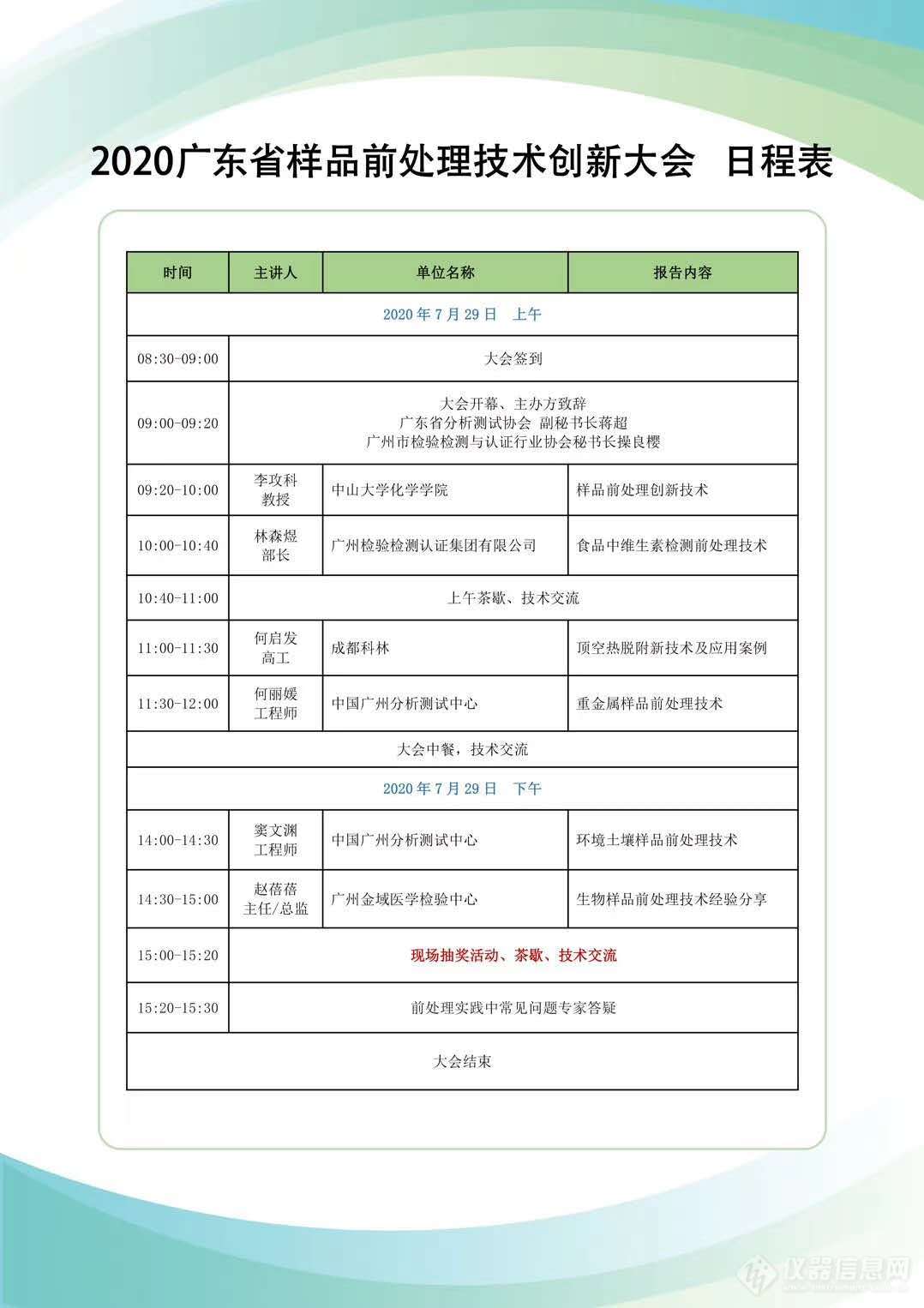 成都科林分析应邀参加“2020年广东省样品前处理技术创新大会”并发表专题讲座