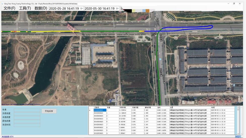 光学法车载道路积尘负荷走航车RGR-4