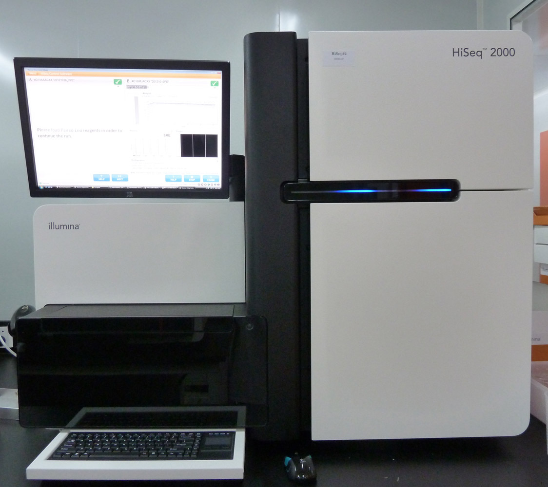 Illumina HiSeq 2000 DNA测序仪