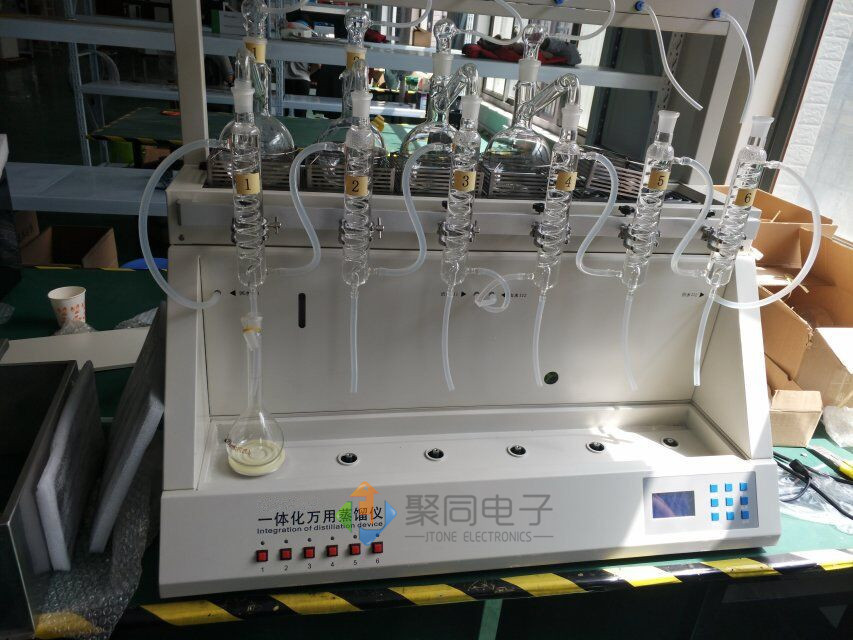 水冷式一体化蒸馏仪ZL6内置压缩机
