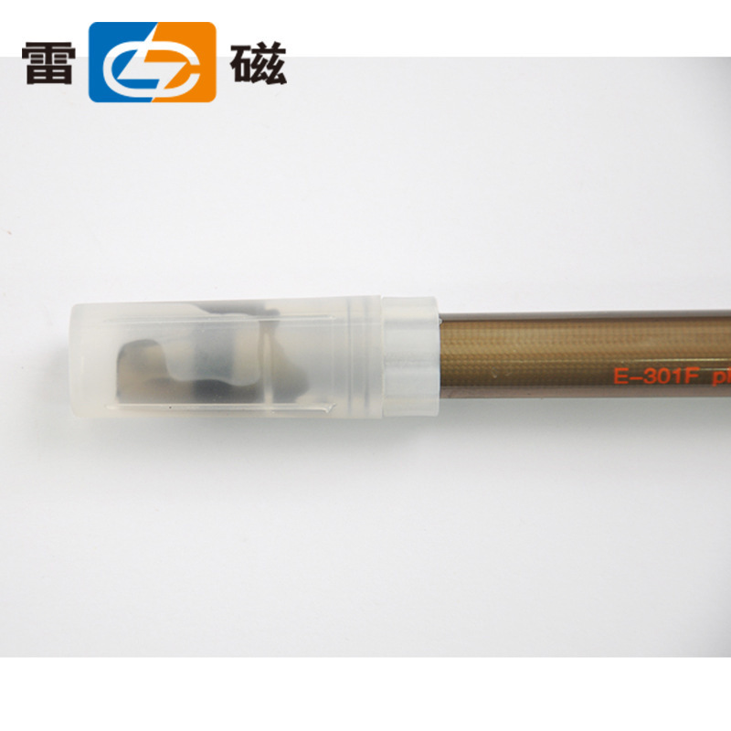 上海雷磁 pH计复合电极 E-301-F 可充式酸度计电极