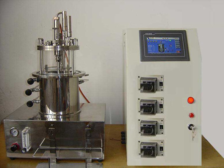 8L磁力搅拌玻璃发酵罐 实验室发酵罐 玻璃发酵罐