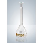 赫施曼A级容量瓶褐标PE塞子3.3硼硅酸盐玻璃，褐标