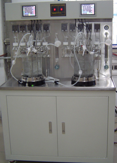 5L磁力搅拌玻璃发酵罐 实验室 玻璃发酵罐定制