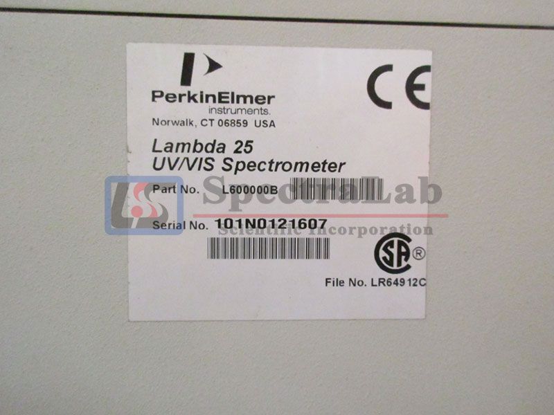 二手PerkinElmer Lambda 25 紫外可见分光光度计