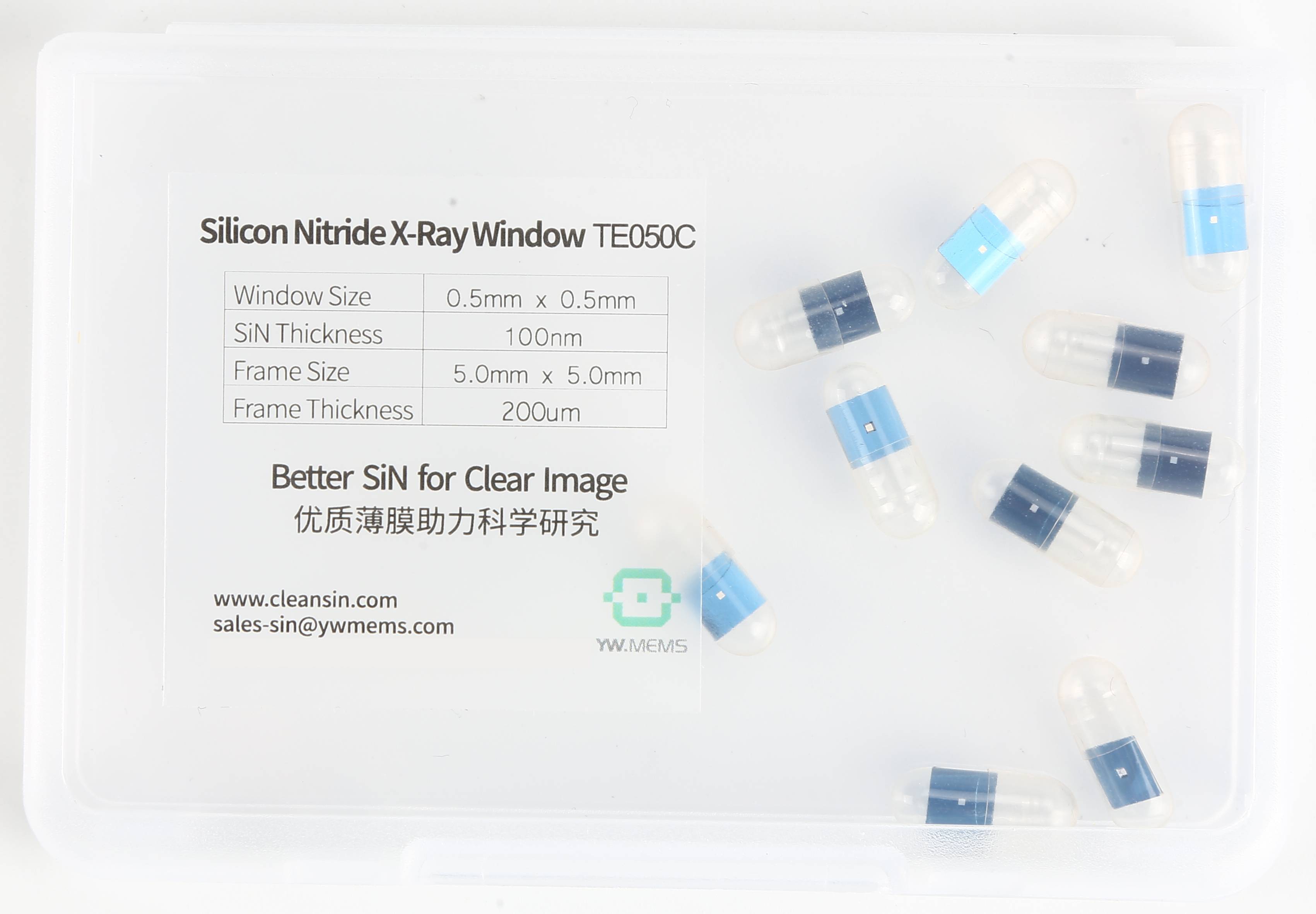 SEM显微镜氮化硅膜窗口