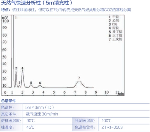  天然气快速分析柱（5m填充柱） 其他气相专用柱