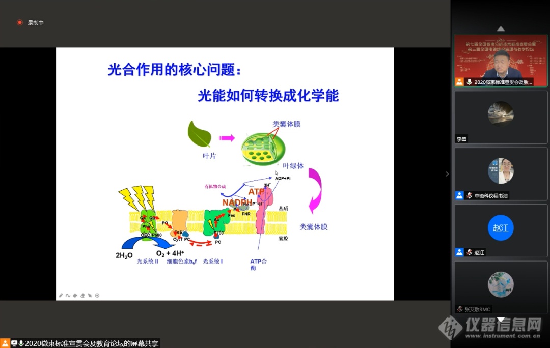 第七届全国微束分析技术标准宣贯会暨第三届全国电镜维护管理与教学论坛开幕