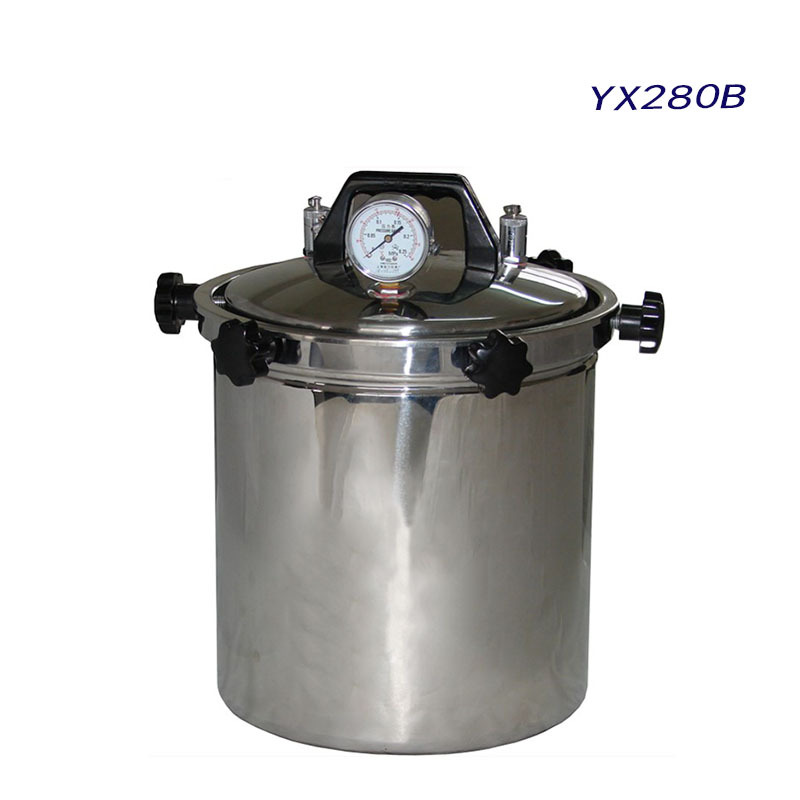 YX-280手提式 不锈钢压力蒸汽灭菌器 新诺