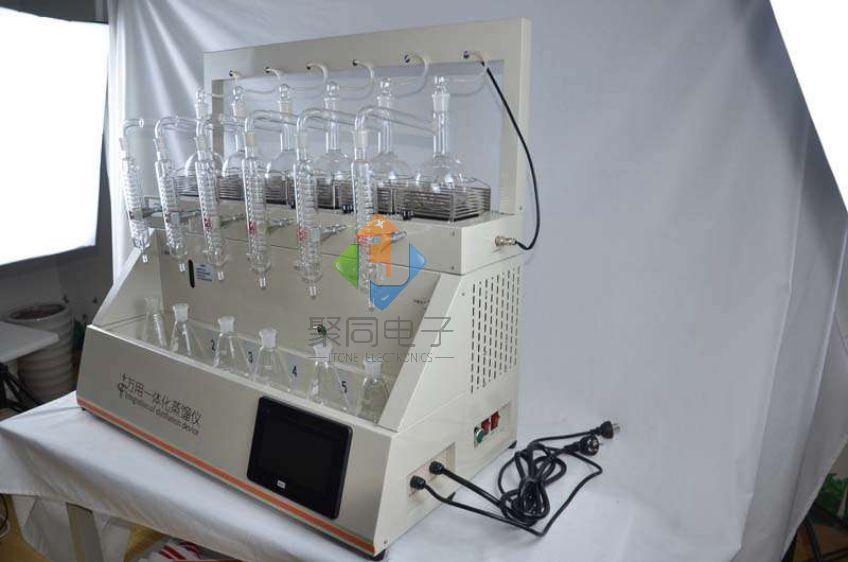 多功能一体化蒸馏仪JTZL-6Y聚同大液晶触摸屏