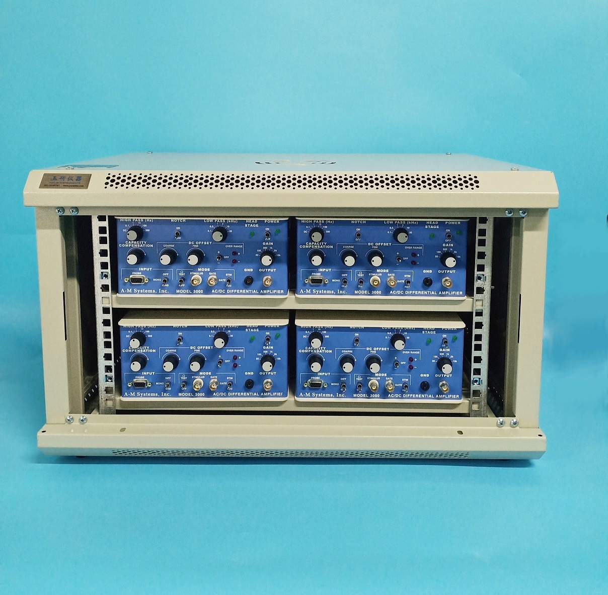 微电极放大器，高增益AC/DC微分放大器