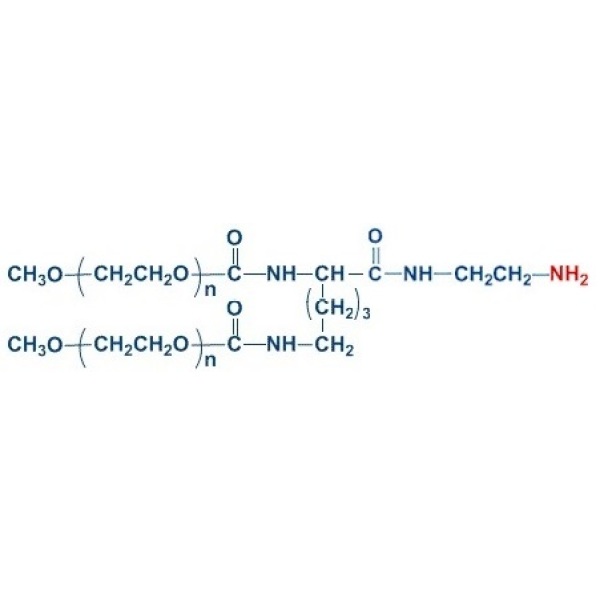 mPEG2-NH2 分枝单甲氧基 聚乙二醇胺 