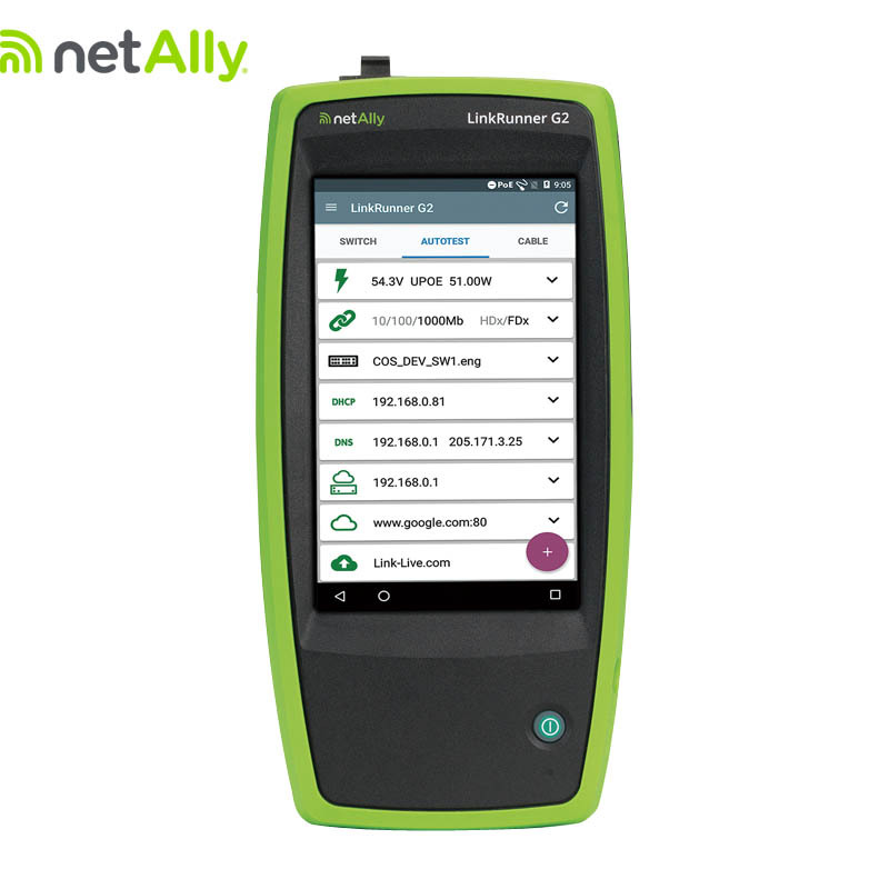 NetAlly LinkRunnerG2 智能网络测试仪无线网络分析仪