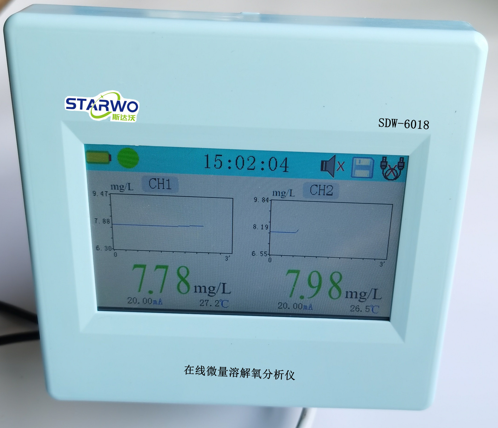 斯达沃 在线微量溶解氧分析仪SDW-6018