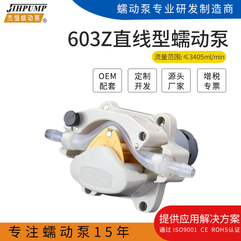 杰恒603Z微型蠕动泵小型蠕动泵计量泵微型直流蠕动泵