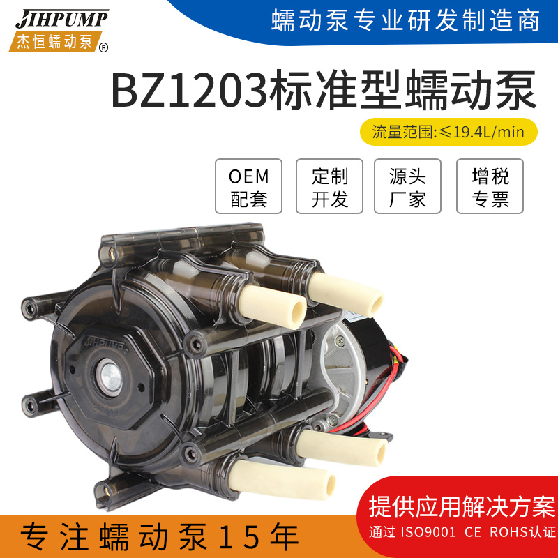 杰恒BZ1203微型蠕动泵小型蠕动泵计量泵大流量蠕动泵