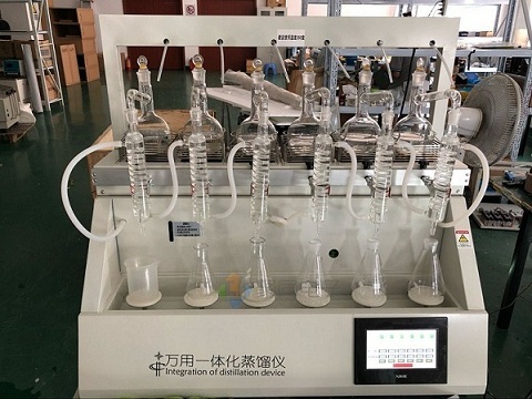郑州一体化万用蒸馏仪JTZL-6Y水质检测蒸馏器