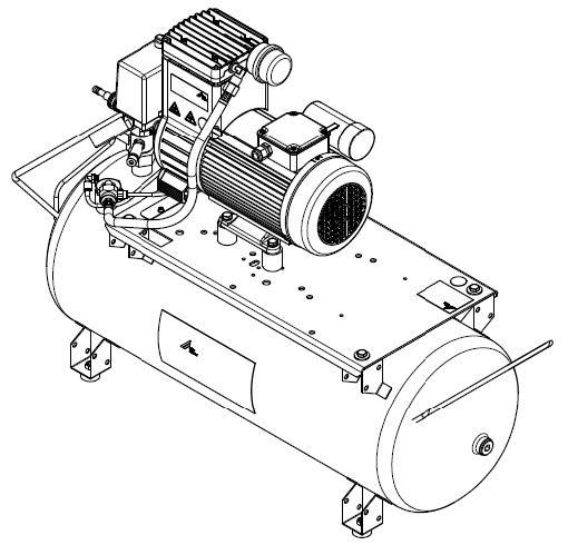 氮气发生器配套无油空压机HA-100