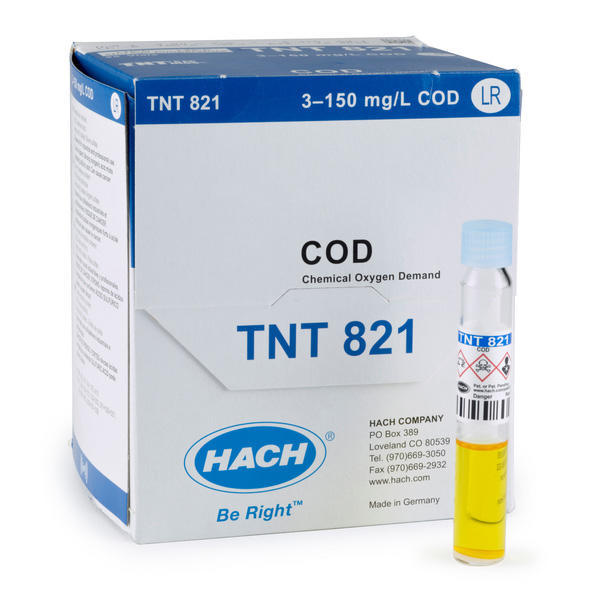 TNT821 COD预制试剂 3-150mg/L 25支 带条形码 13mm